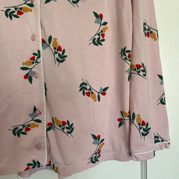 Hanna Andersson Pink Floral Pajamas | 2 Piece Set | Size S - Picture 6 of 8